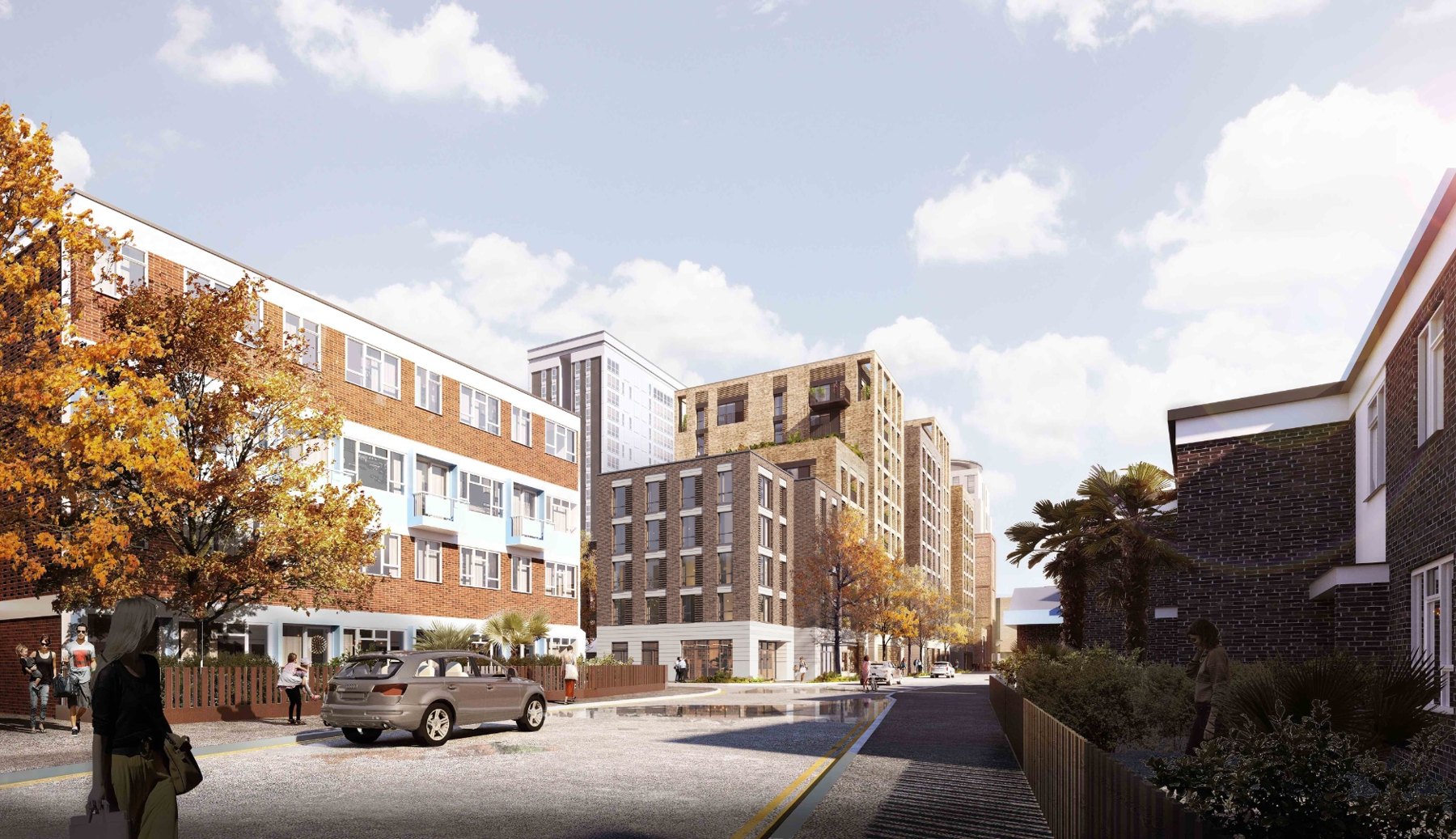 CGI of the Middle Street scheme, purpose-built student accommodation in Southsea, Portsmouth.